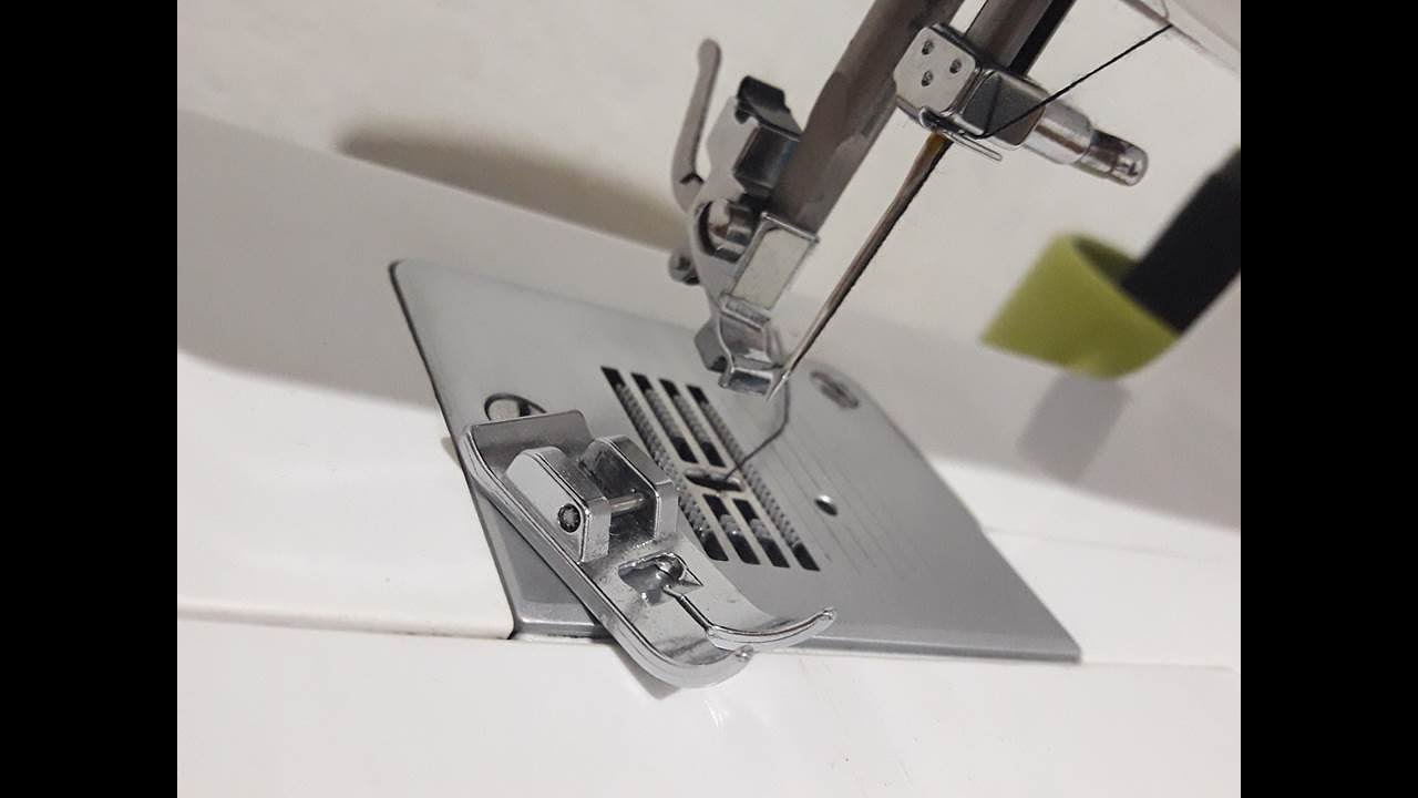 Como trocar a sapatinha da maquina de costura