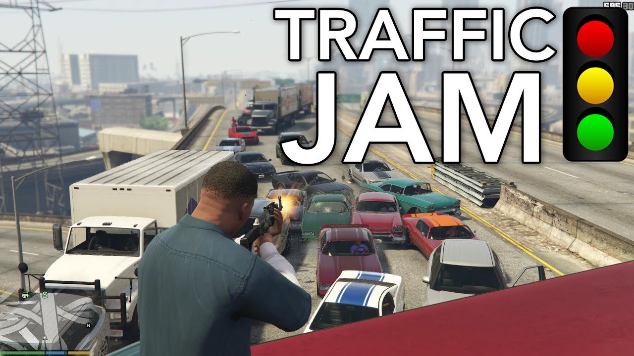 GTA5 Gameplay | Traffic JAM