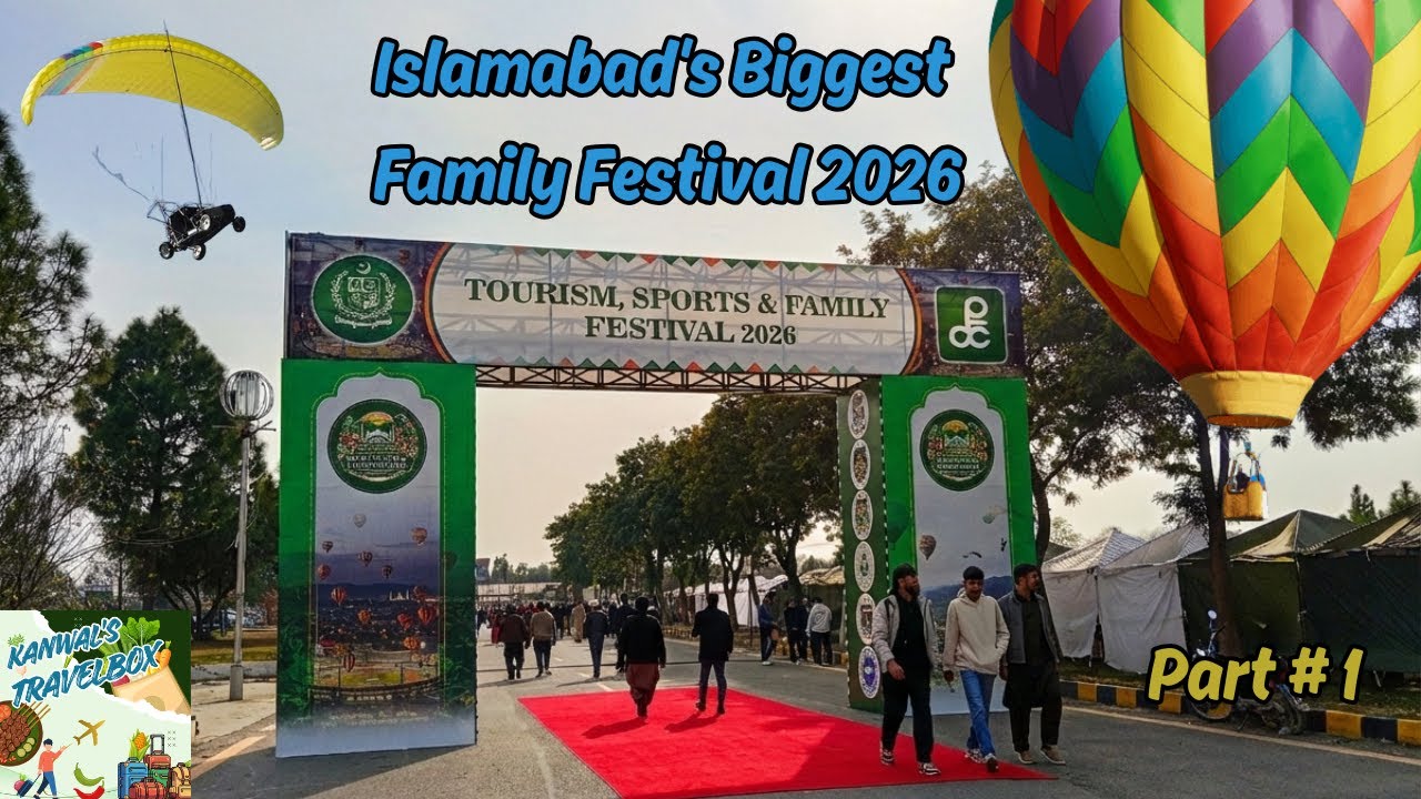 Islamabad's Biggest Family Festival 2026! | Jinnah Sports Complex | Full Tour & Food | Part #1