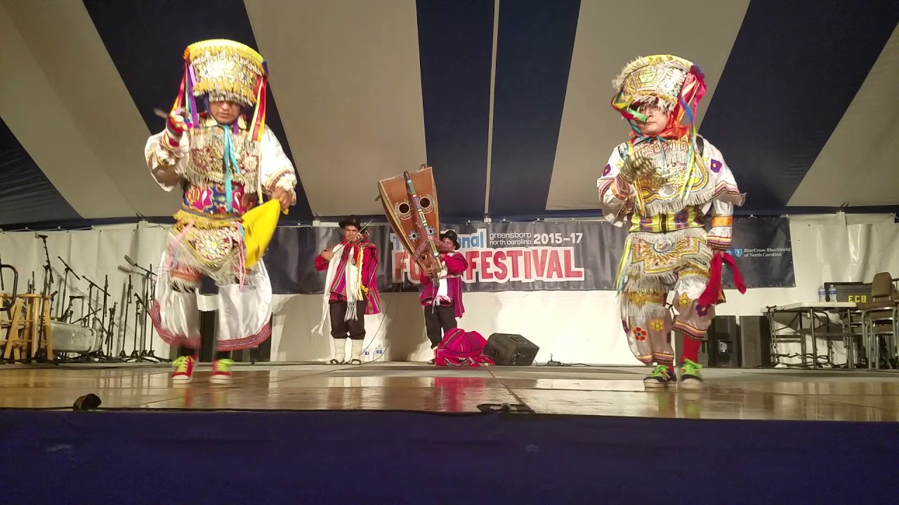 The chankas of peru. Scissors dancer.