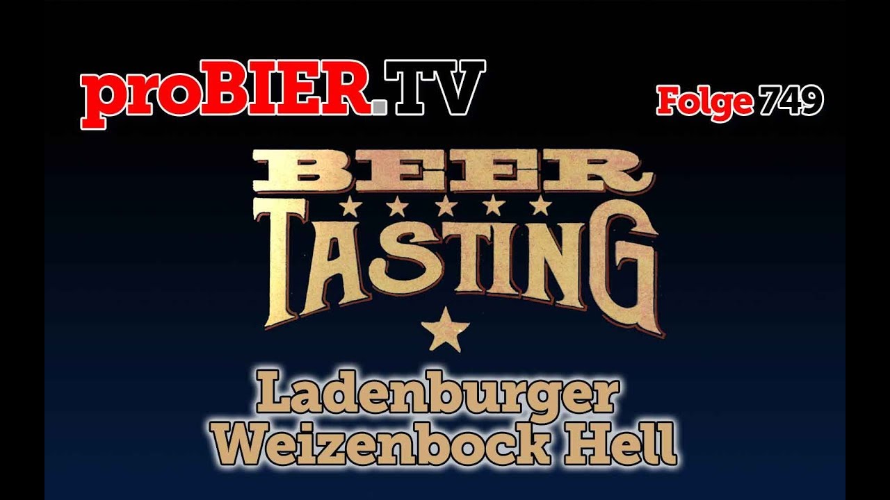 Weizenbock hell von Ladenburger | proBIER.TV - Craft Beer Review #749 [4K]