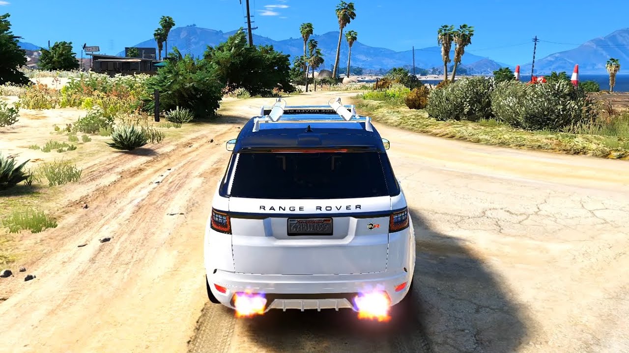 Range Rover Sport SVR - GTA 5 | Realistic graphics & driving | Car mod [1440p60 | Logitech G29]