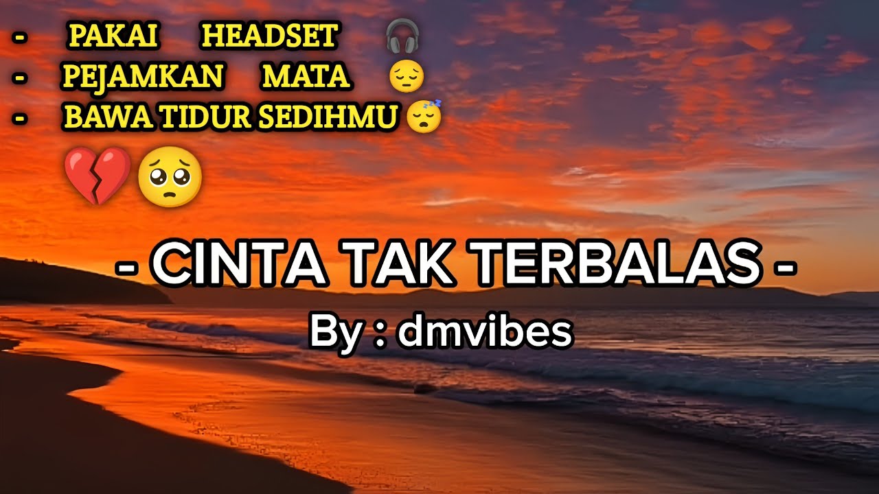 LAGU SEDIH VIRAL || Cinta Tak Terbalas 💔😭 - Desky Music Vibes || Slow Remix + lirik dan vokal