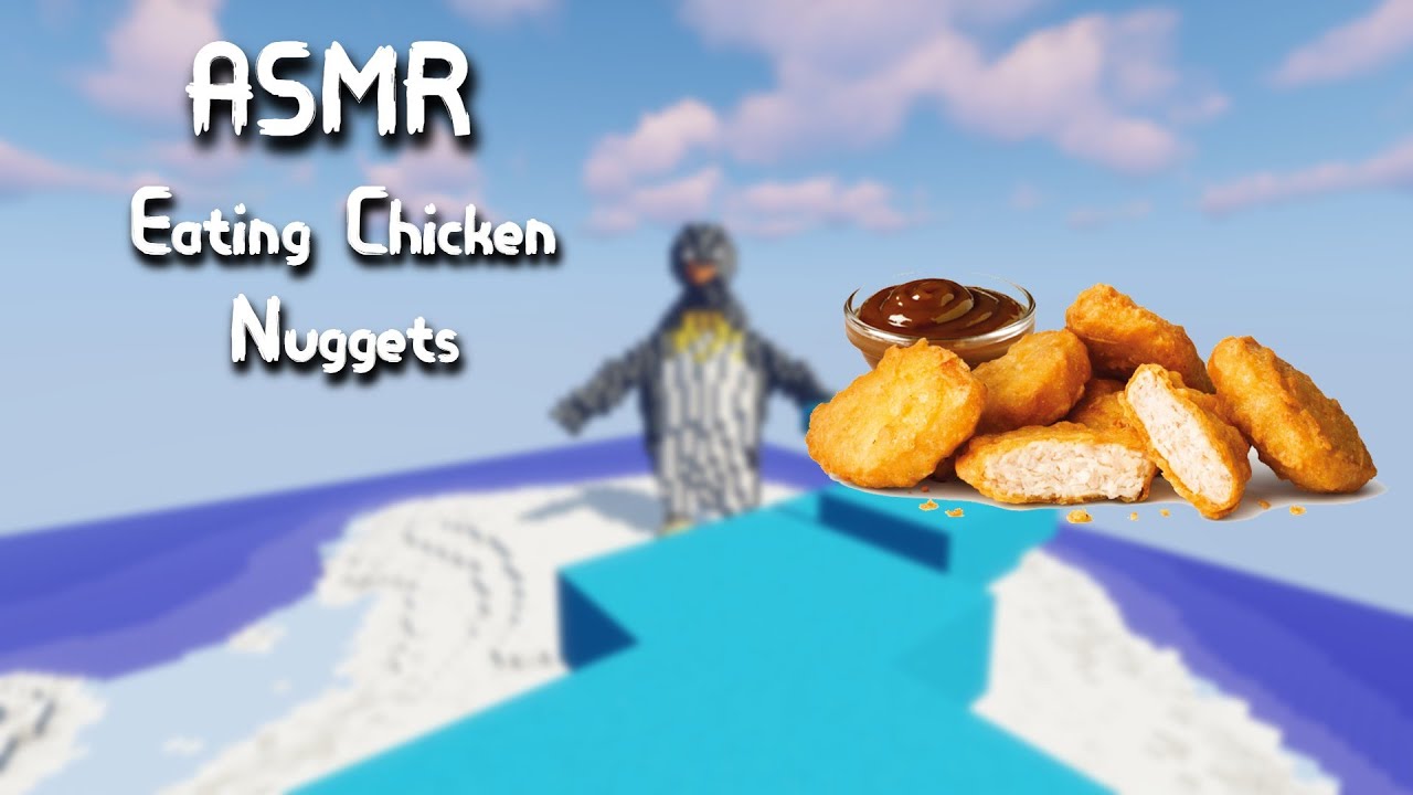 ASMR Gaming | MINECRAFT PARKOUR EATING McNuggets 😋