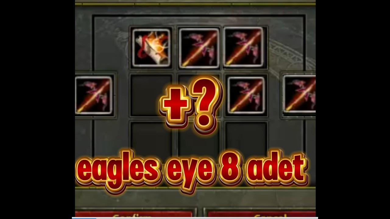 ZERO eagle eye 8 adet tekte up ANVİL IŞIKLARINA DİKKAT #knightonline