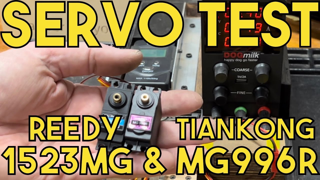 Crawler Canyon Presents: Servo Testin' Time, Reedy 1523 and TiankongRC MG996R