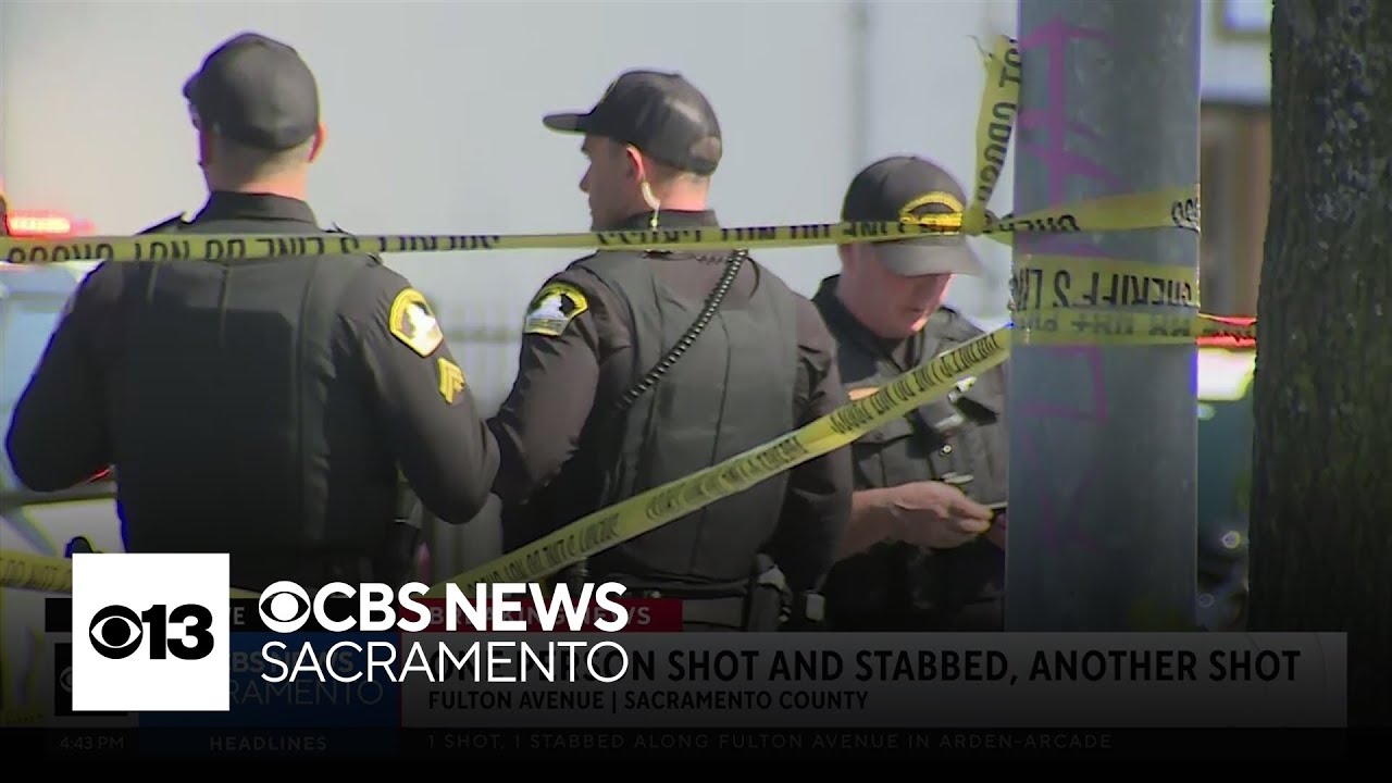 Shooting and stabbing in Arden-Arcade leaves 2 with critical injuries