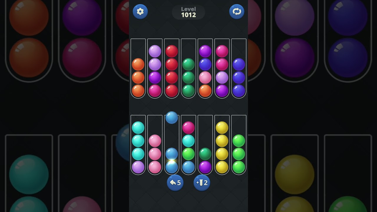 Ball Sort by Infinite Joy: Levels 1011, 1012, 1013