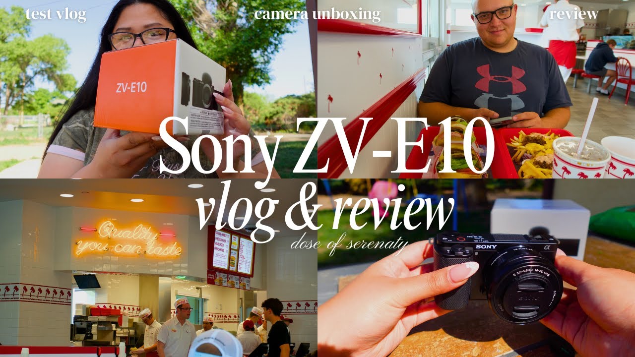 SONY ZV-E10 VLOG: Camera unboxing, Review, Test Vlog: Colorado springs, shopping, In-n-out vlog