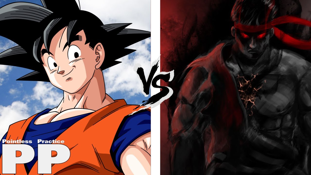 Pointless Practice [Evil Ryu Vs Goku]