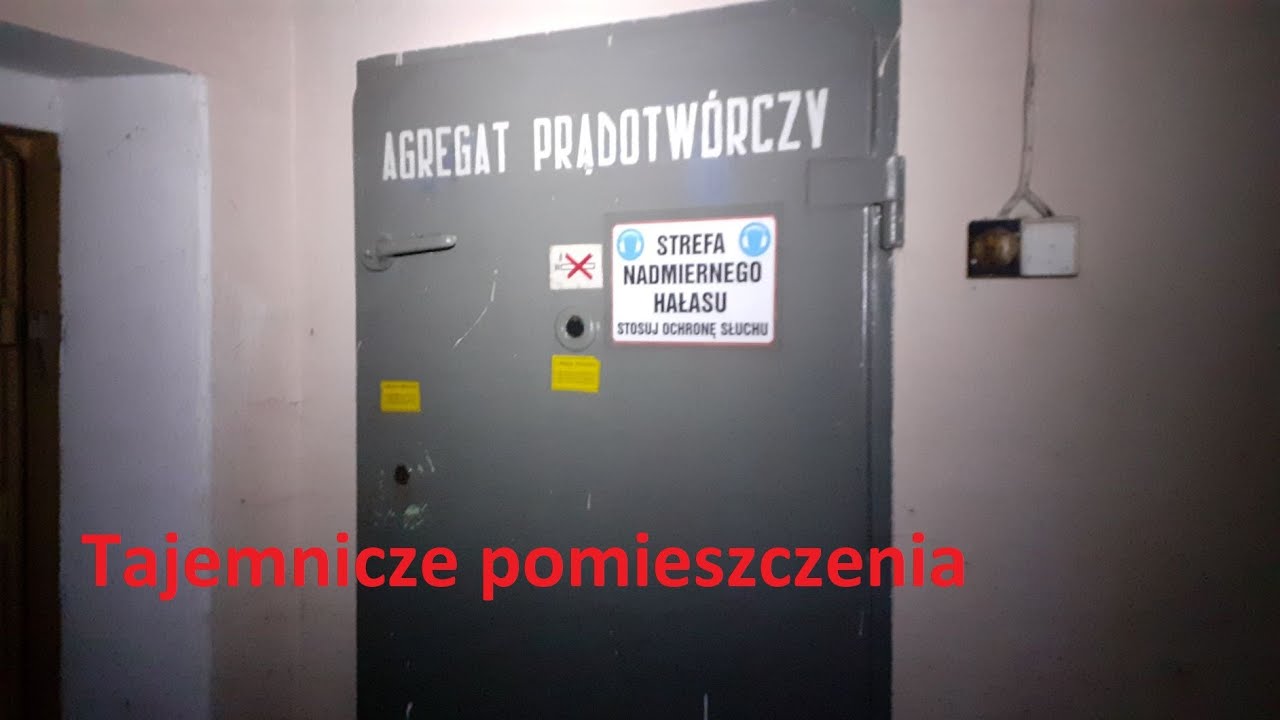Schron pod czynnym budynkiem | Działający agregat filtrowentylacyjny