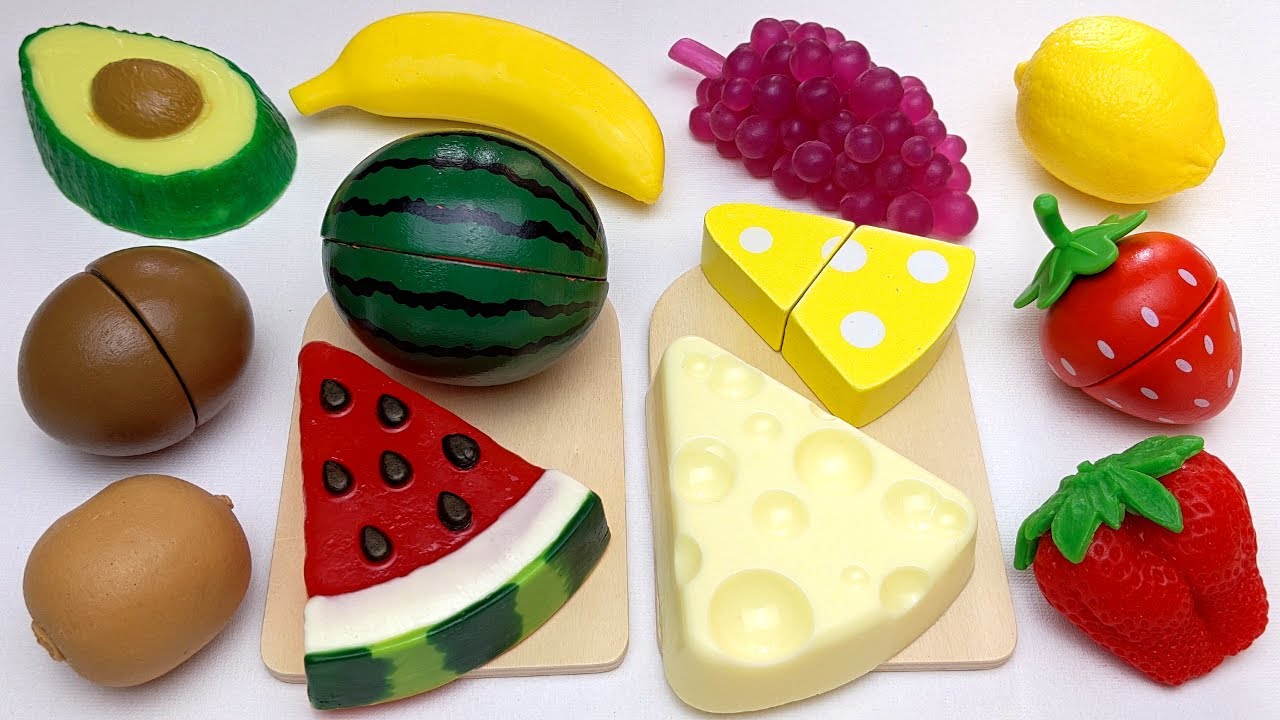 Oddly Satisfying Video Cutting Fruit Soap | Wooden vs Soap ASMR