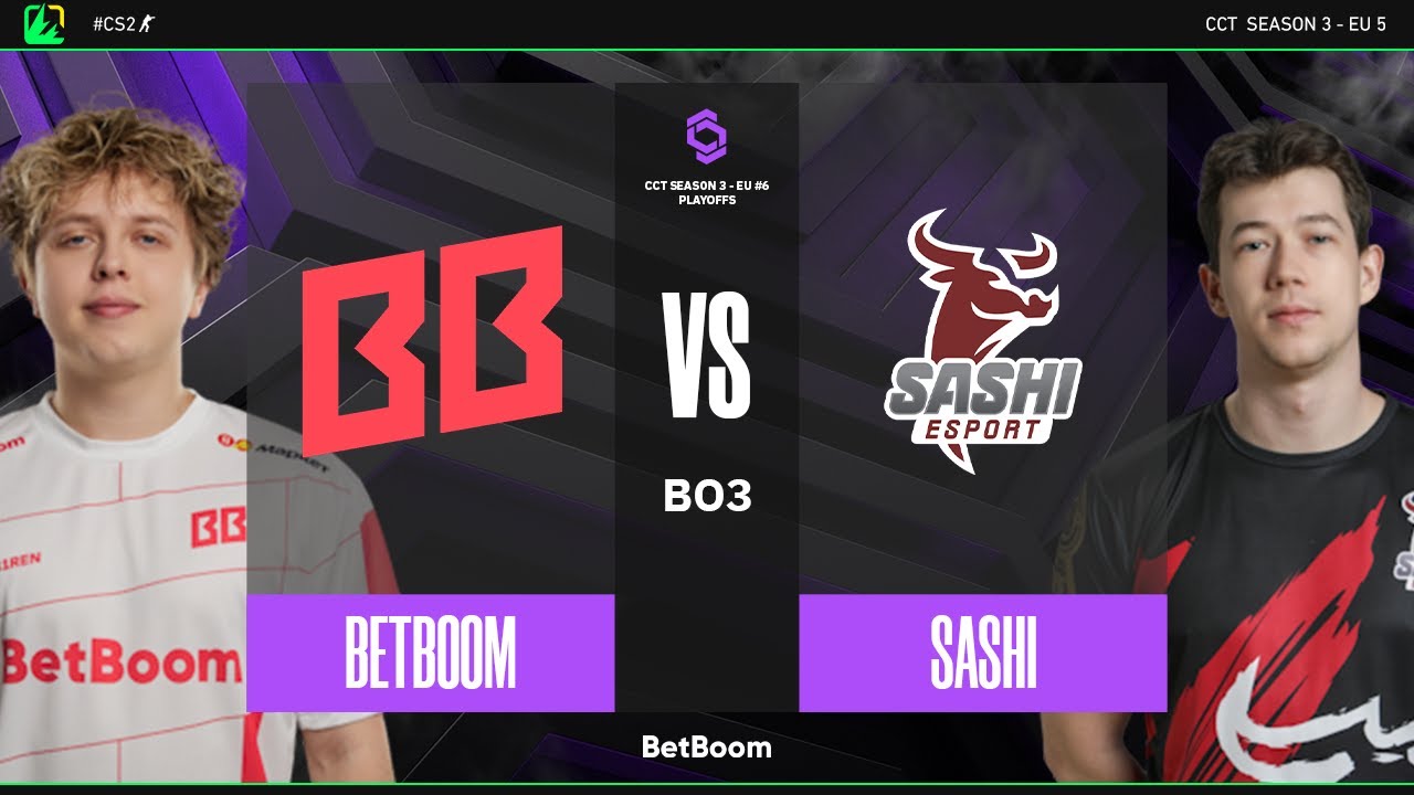 CCT Series 3 - EU #6 | BetBoom vs Sashi | Playoffs | CS2