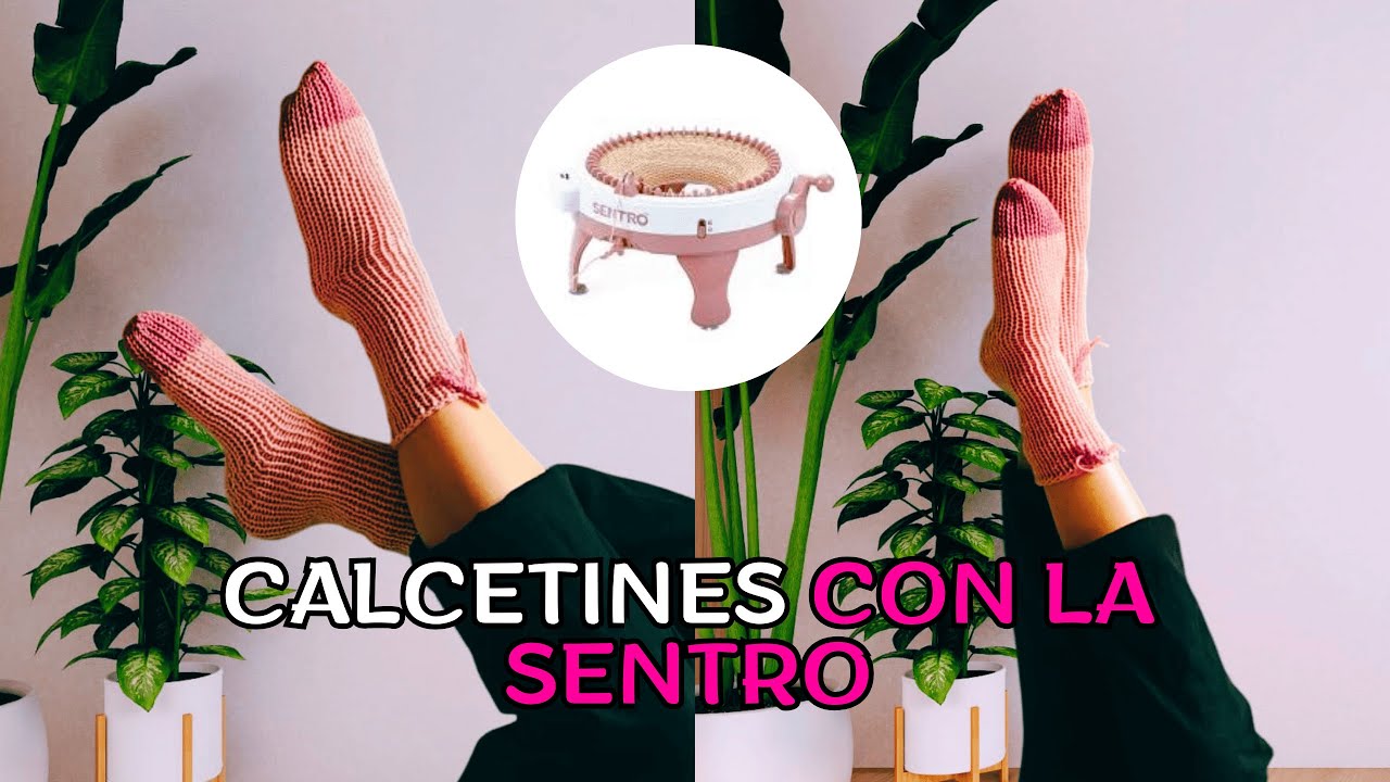🧦 ¡Calcetines en 15 Minutos! 🕒 | Tutorial con la Sentro Knitting Machine 🧶