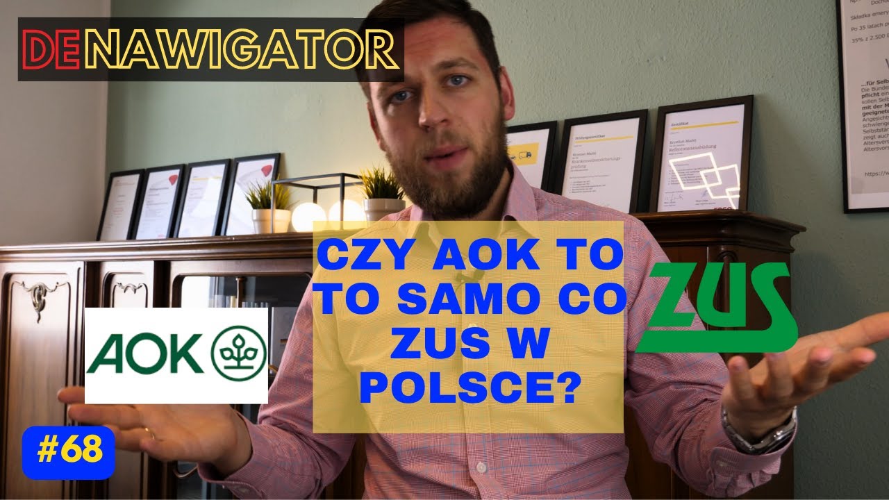 68# Denawigator - Czy niemiecka kasa chorych zawiera składkę emerytalną? Czy AOK to ZUS?