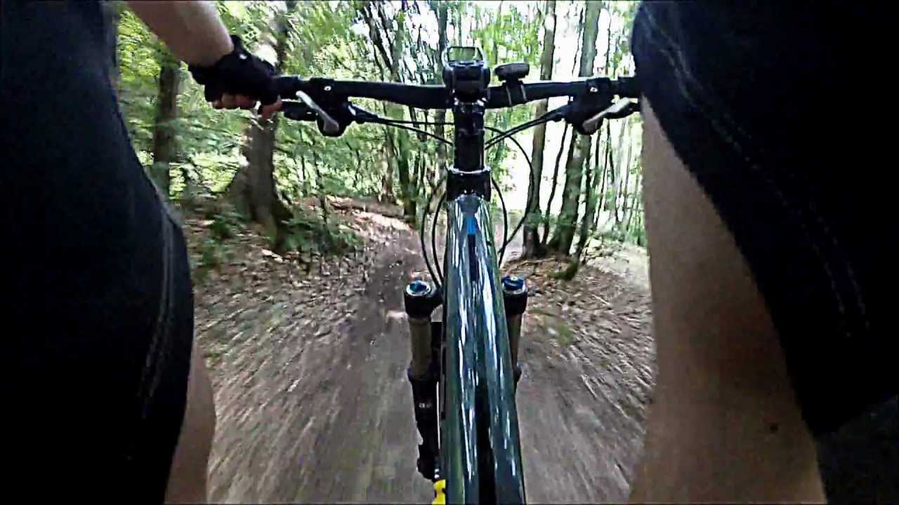 Mountainbiken am Kreuzberg in der Rhön (Flowtrail und Jägersteig)