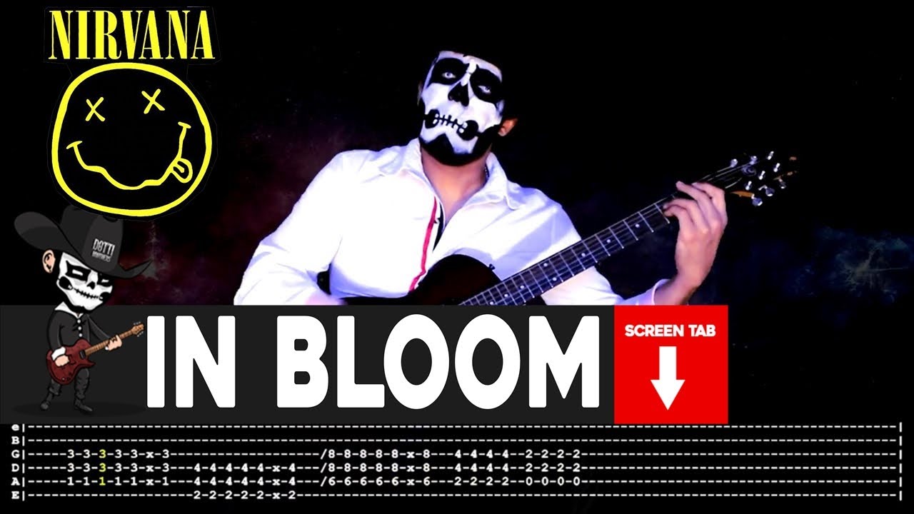【NIRVANA】[ In Bloom ] cover by Masuka | LESSON | GUITAR TAB
