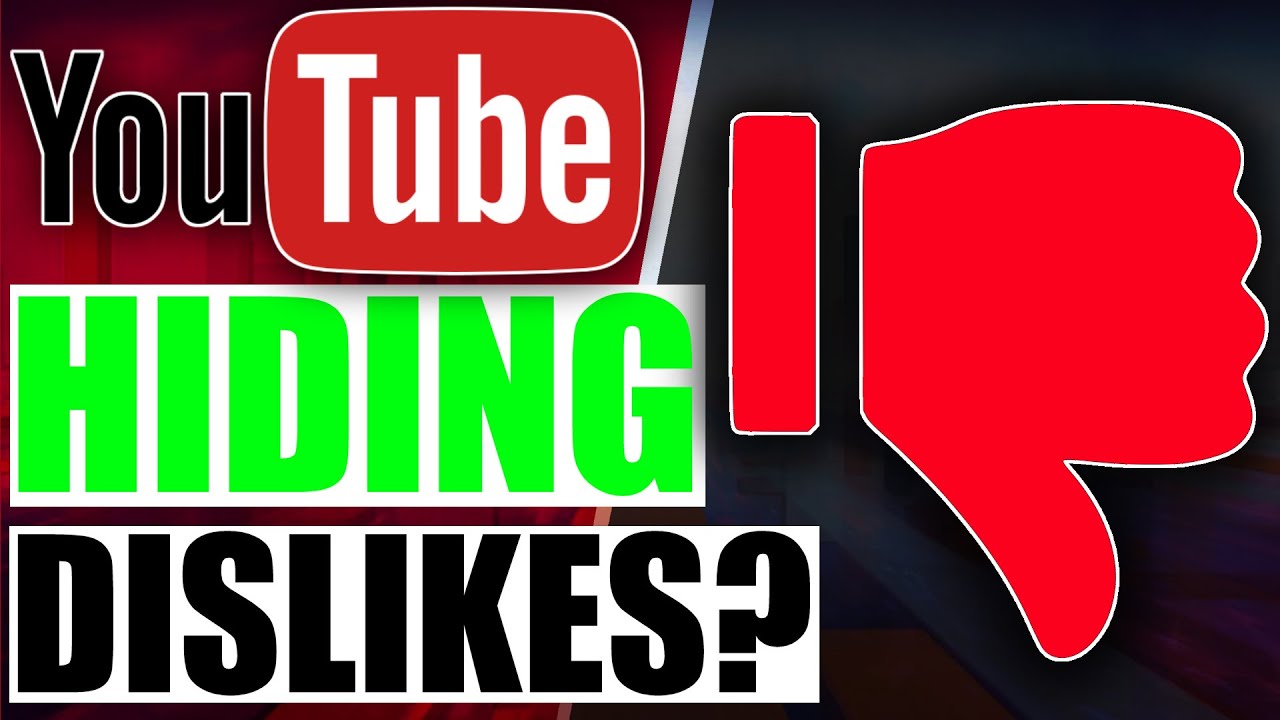YOUTUBE IS HIDING DISLIKES [but why?]