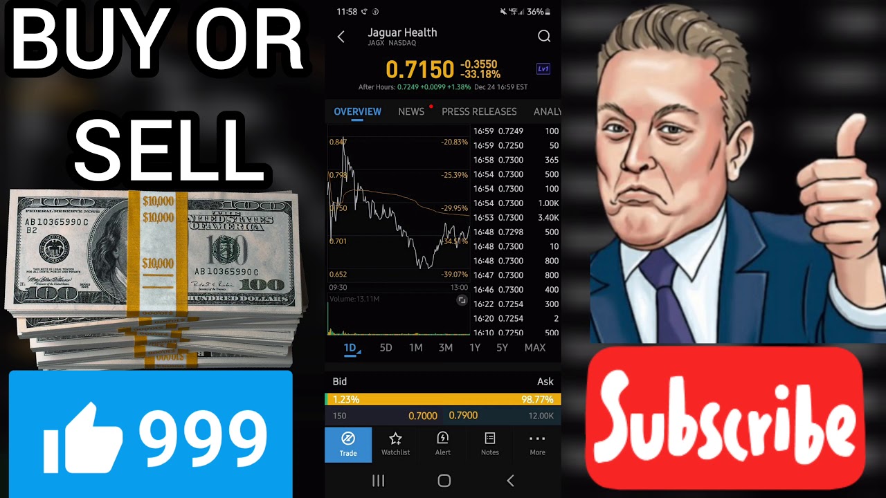💵 IS JAGX A BUY OR SELL? I Jaguar Health Stock I rating review prediction predictions analysis part4