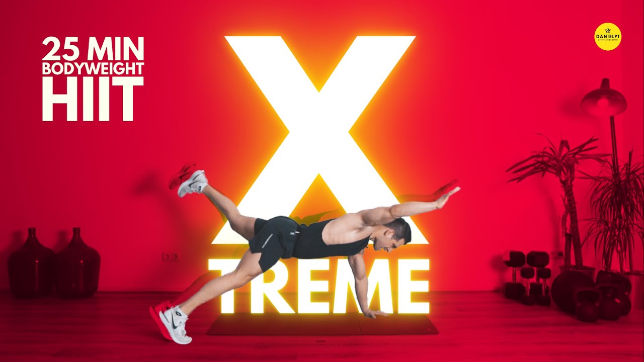 25 min HARDCORE Bodyweight HIIT for DIEHARDS