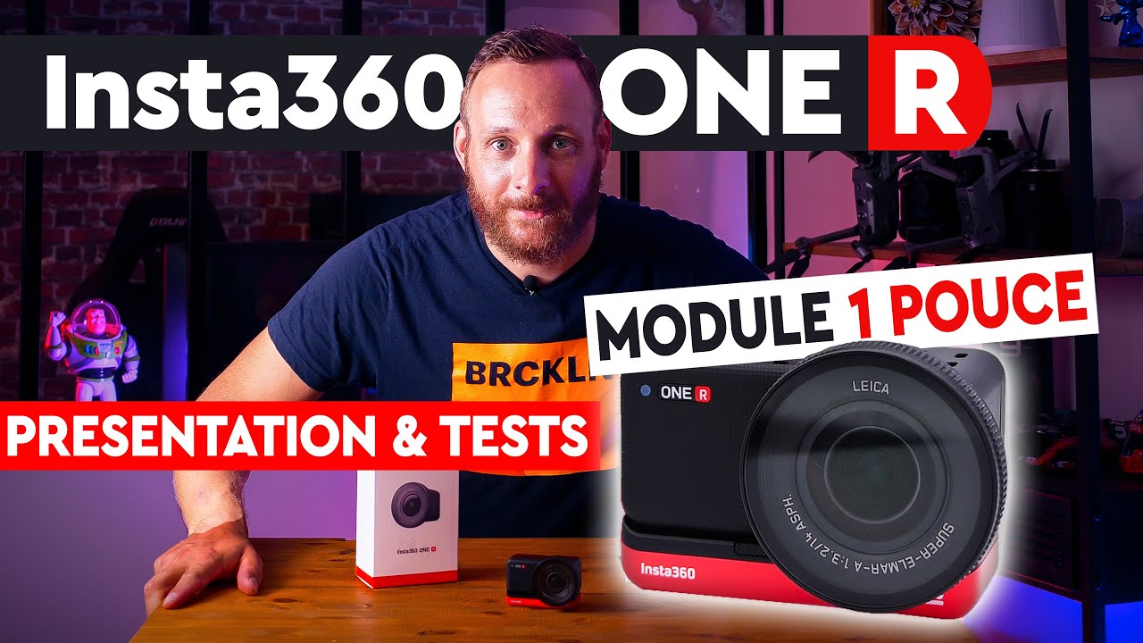 INSTA360 ONE R module 1 Pouce : Présentation et test