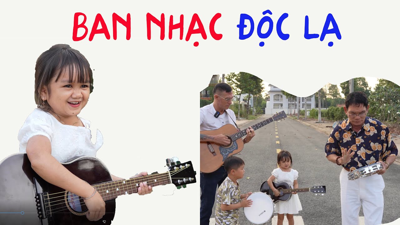 Huy Tí Hon và Huyền Hrê thử gia nhập băng nhạc đường phố có 1 không 2 II ĐỘC LẠ BÌNH DƯƠNG