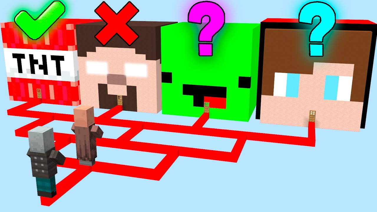 which boss house will villager choose?