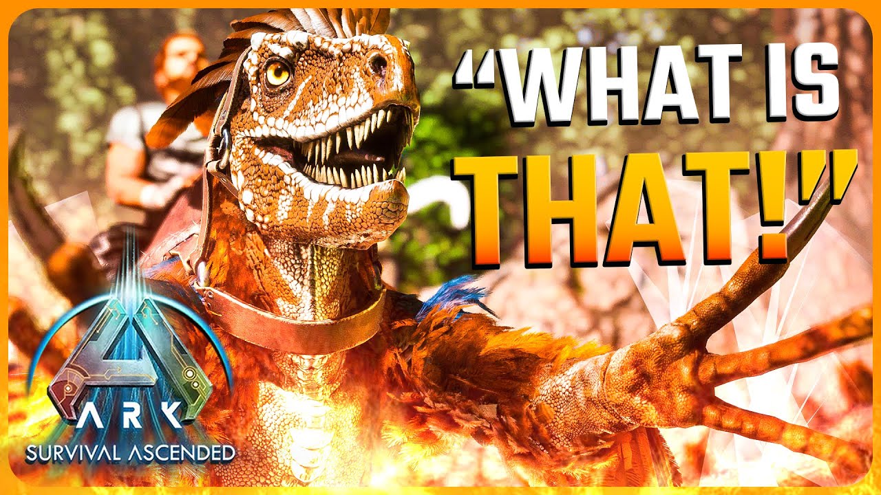 Учу свою сестру приручать дейнониха | ARK Survival Ascended!
