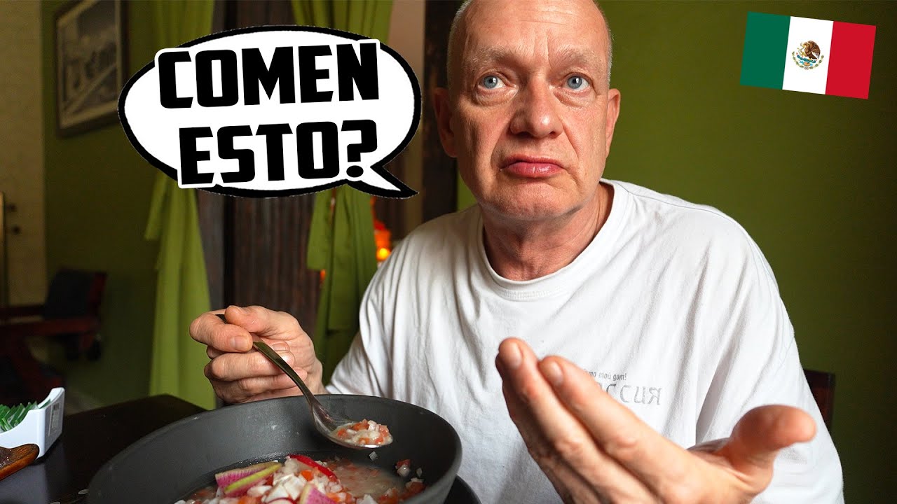 😱 PAPÁ RUSO NO PUEDE CREER QUE ESTO COMEN en YUCATAN 🇲🇽