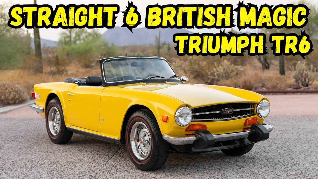 Последний настоящий британский родстер 1974 Triumph TR6