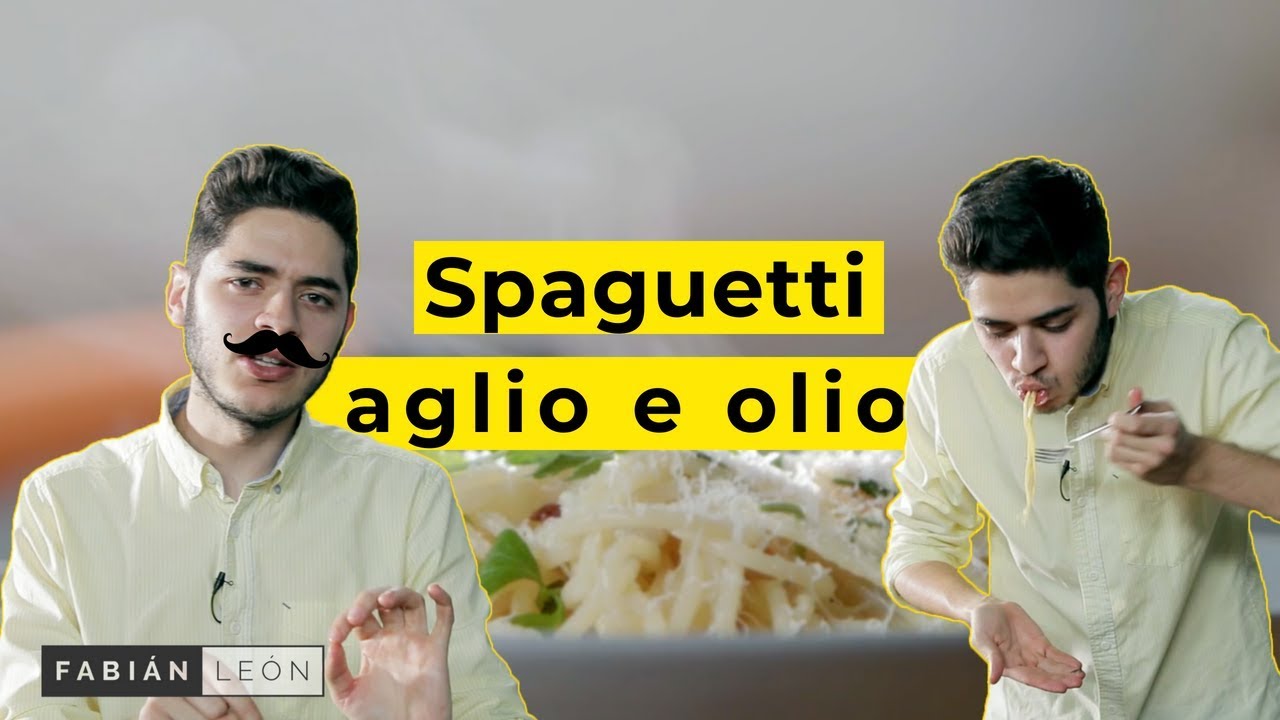 Spaguetti Aglio e Olio // Pasta con 5 ingredientes