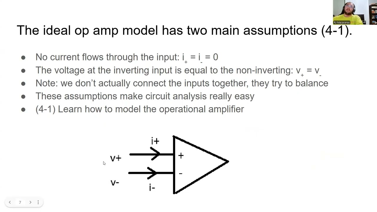 3. Operational Amplifiers, Additional Analysis Techniques