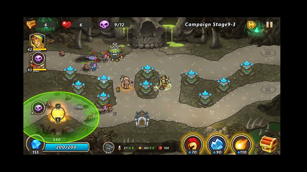 castle defense 2 [9-3] #26 (3 star) demon demon disaster