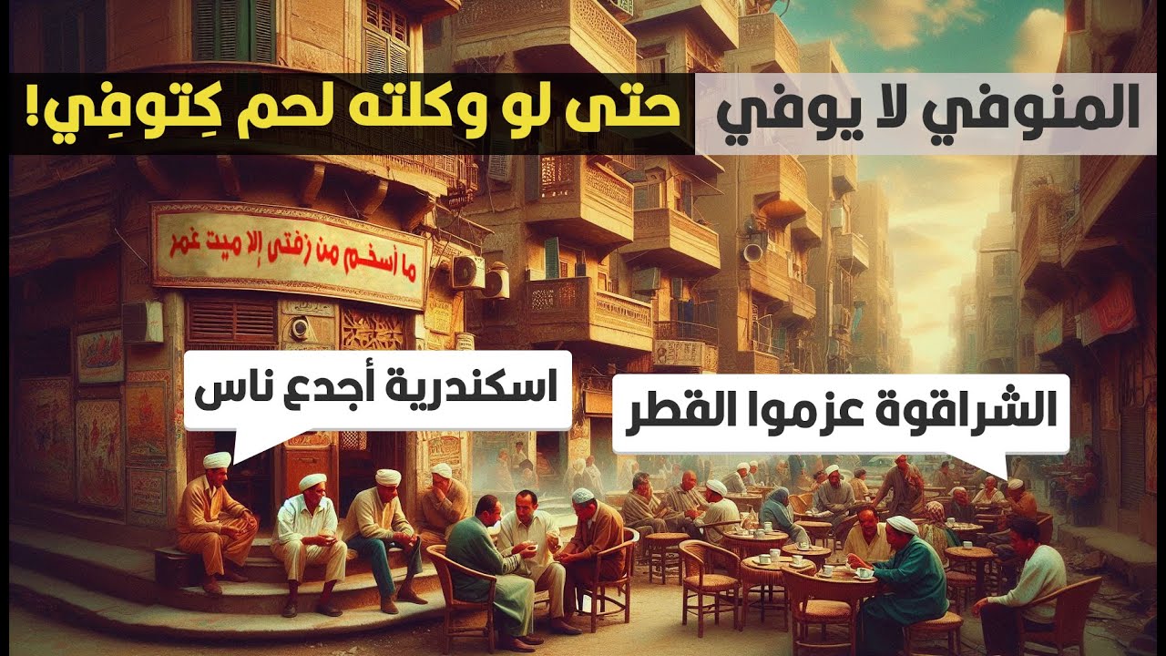الأمثال الشعبية للمحافظات المصرية جت منين؟