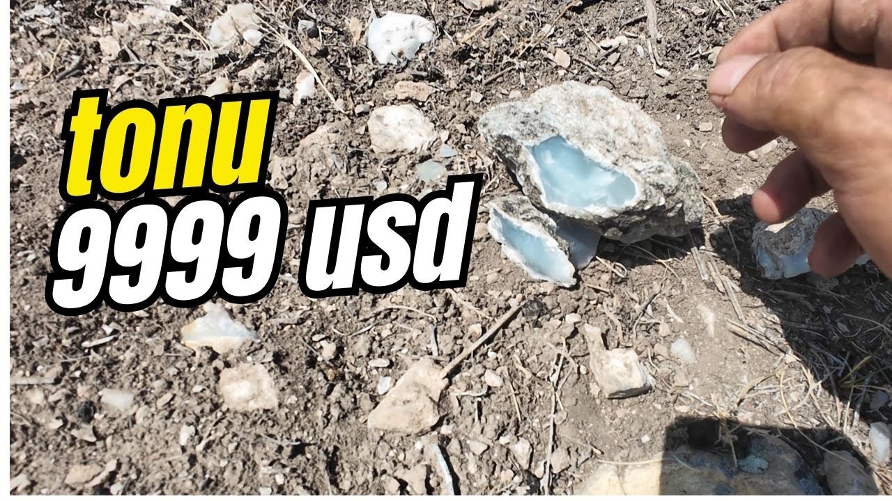 SÖNMÜŞ LAV İÇİNDE MAVİ KALSEDON – Andezit Kayaçlarda Mücevher Taşı Keşfi