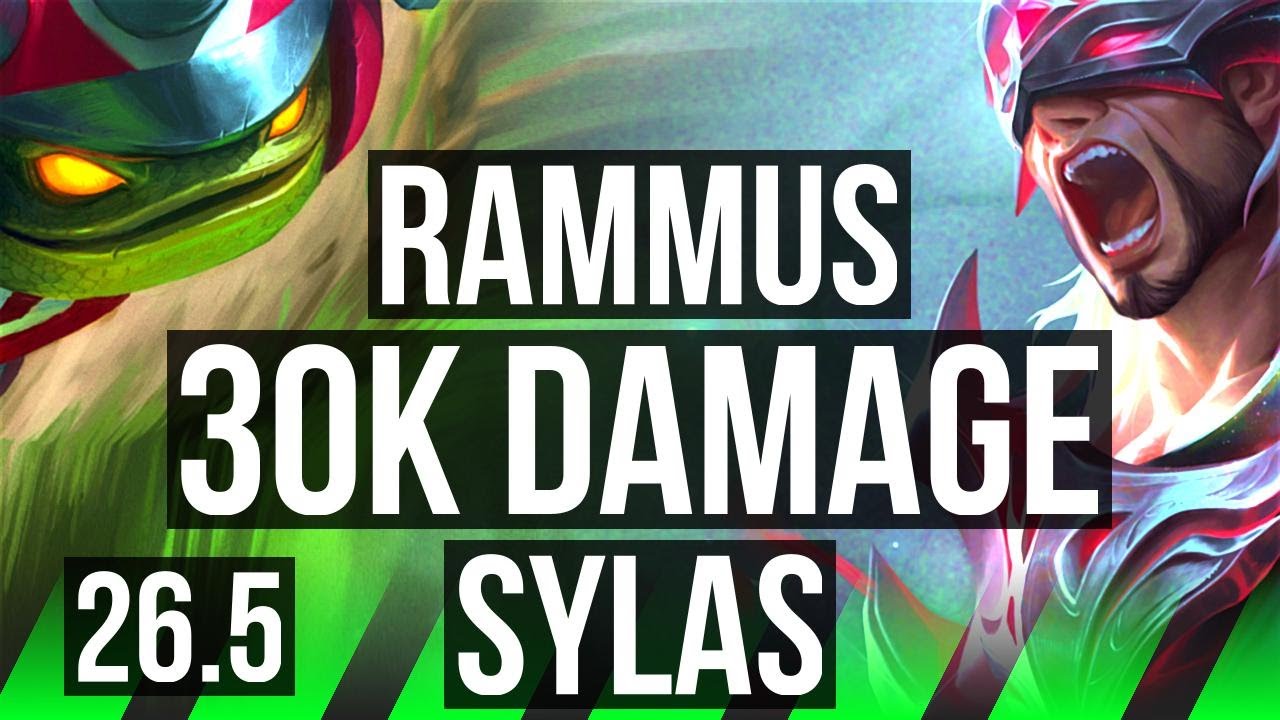 RAMMUS vs SYLAS (JGL) | Good KDA: 15/1/22, 30K damage | KR Diamond | 26.5