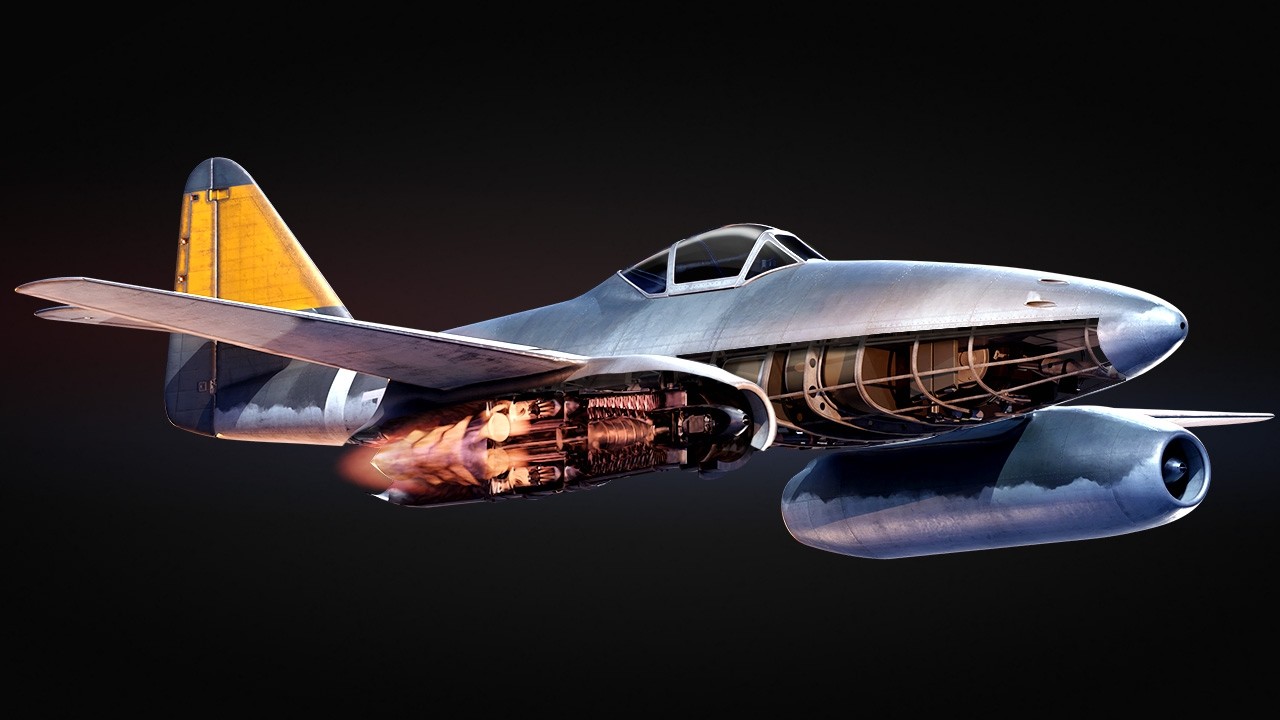 Внутри истребителя Me-262
