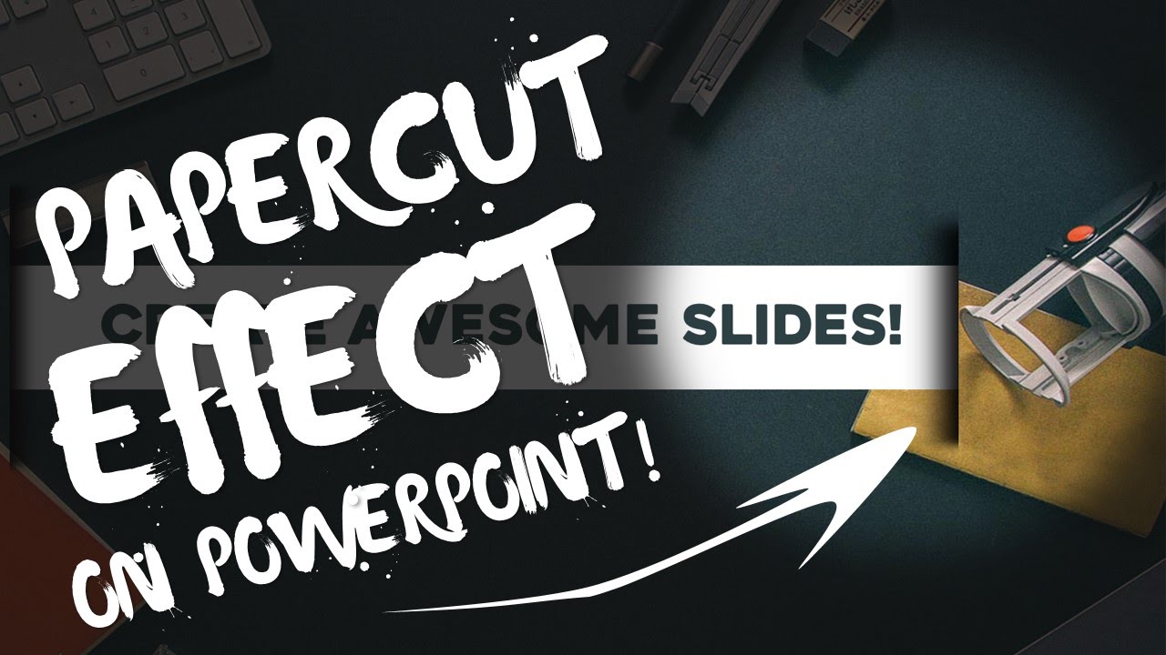 Paper Cut Effect! Professional Powerpoint Slide Design! PowerPoint Pro Tutorial
