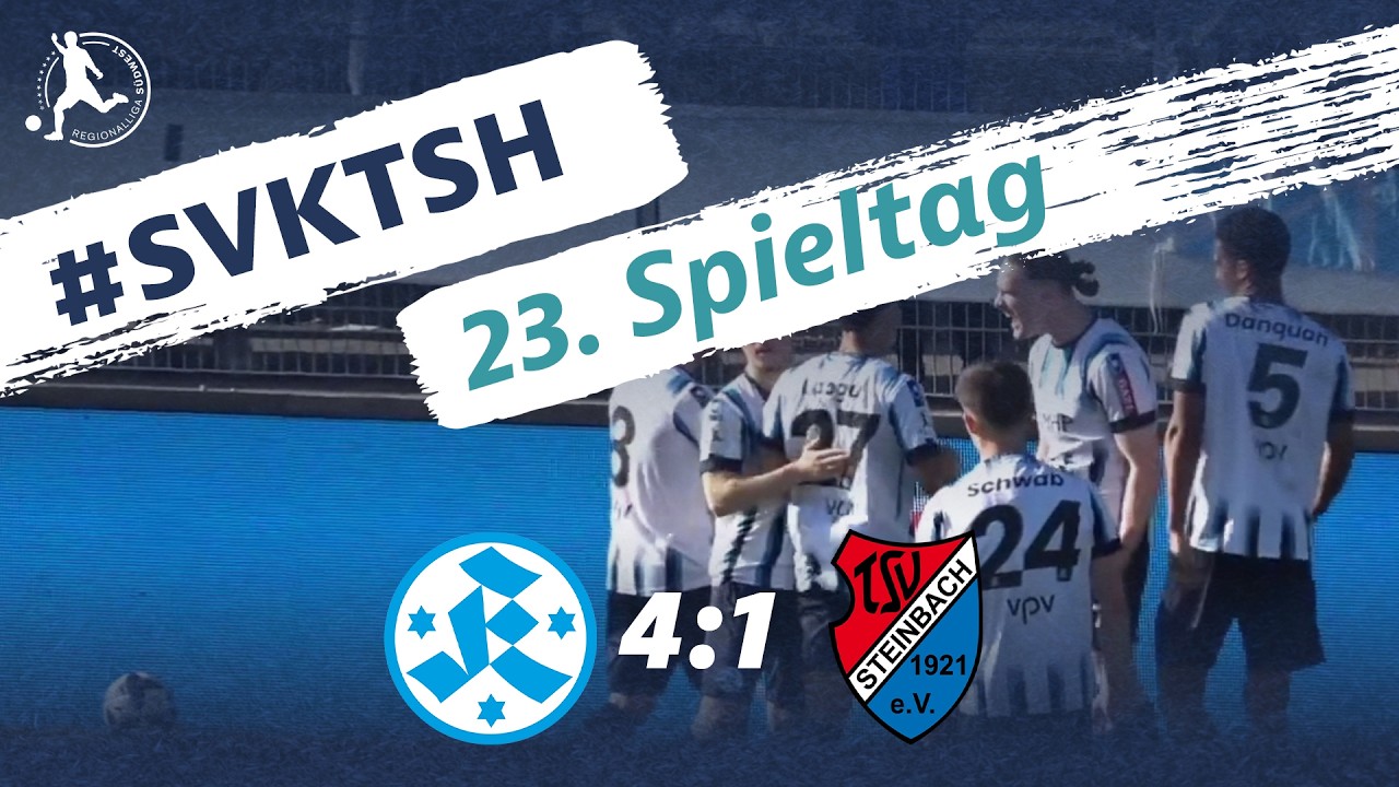 Tore in der Schlussphase | SV Stuttgarter Kickers - TSV Steinbach Haiger | 23. Spieltag RLSW