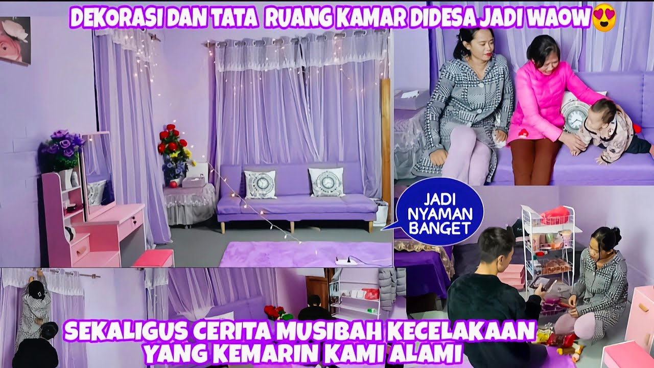 DEKOR KAMAR DIDESA TERPENCIL MENJADI SANGAT NYAMAN,SEKALIGUS CERITA MUSIBAH YANG KAMI ALAMI KEMARIN