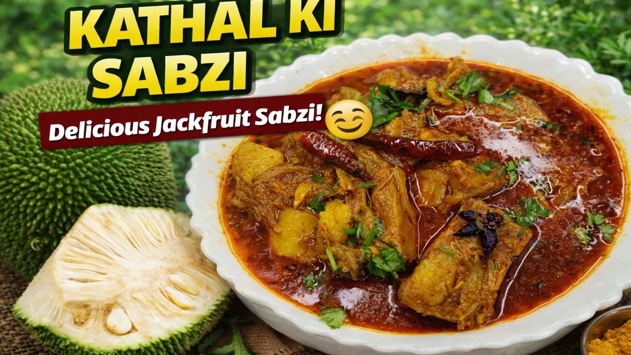 Dehli Style Kathal Ki Sabzi  कटहल की सब्ज़ी बनाने का सबसे आसान तरीका! 🌶️