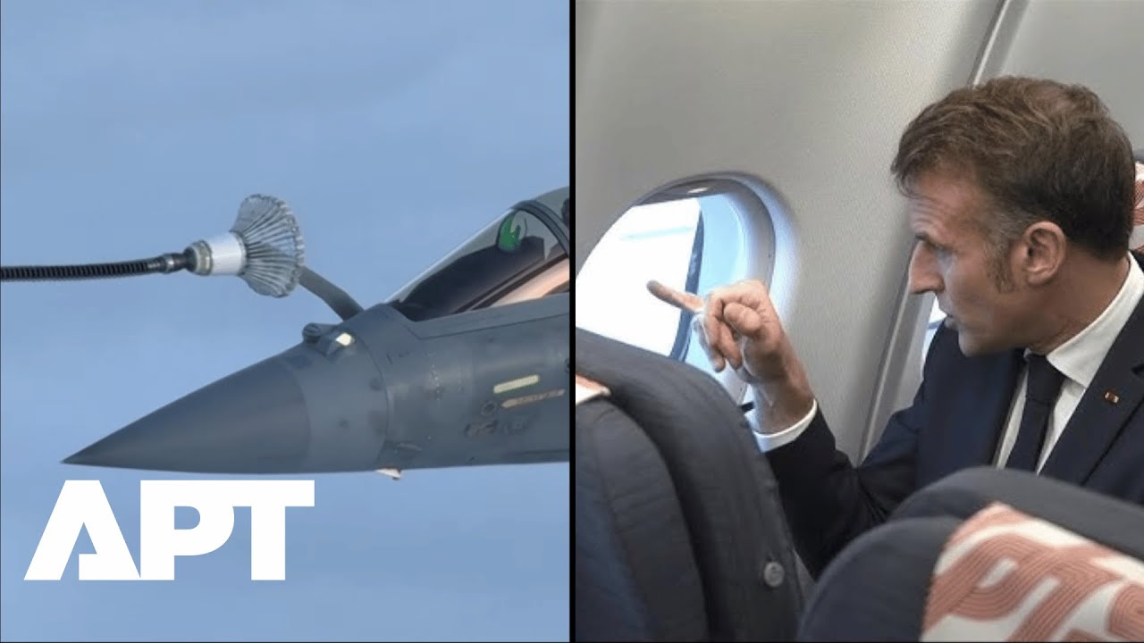 France’s Macron Joins In-Flight Rafale Refuelling Mission Piloted by Astronaut Thomas Pesquet | APT