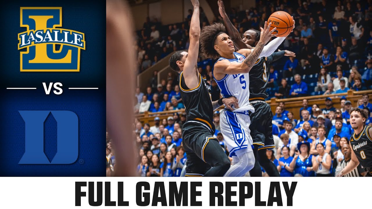 La Salle vs. Duke Full Game Replay | 2023-24 ACC Men’s Basketball
