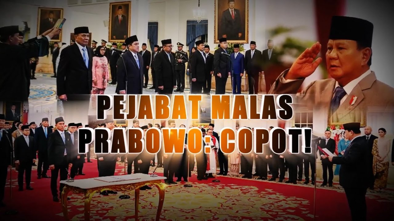 Pejabat Malas, Prabowo: Copot! | AKIM tvOne