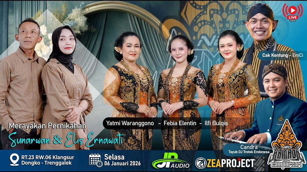 Nampi Besan - New Armada Campursari Pernikahan Sunarwan & Elis Ernawati