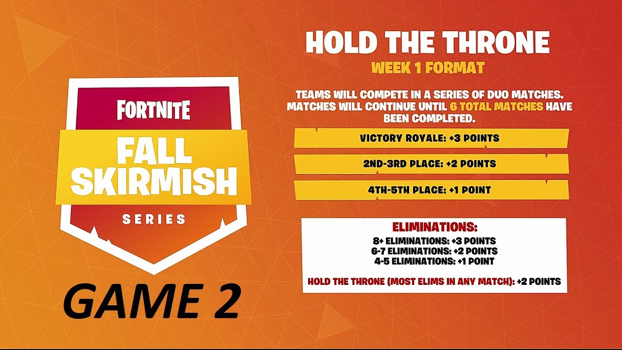 Wildcard Alpha TOOK THE HEAL OFF !!! Fortnite Fall Skirmish Week 1 EU Game 2