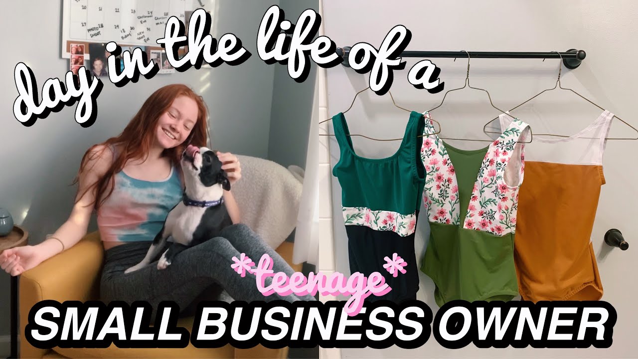 DAY IN MY LIFE AS A TEEN SMALL BUSINESS OWNER