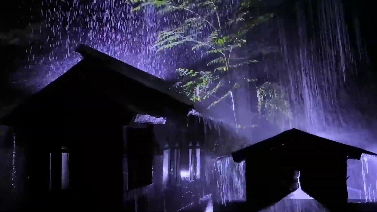 Sleep Instantly with Torrential Rain Beating on a Tin Roof
