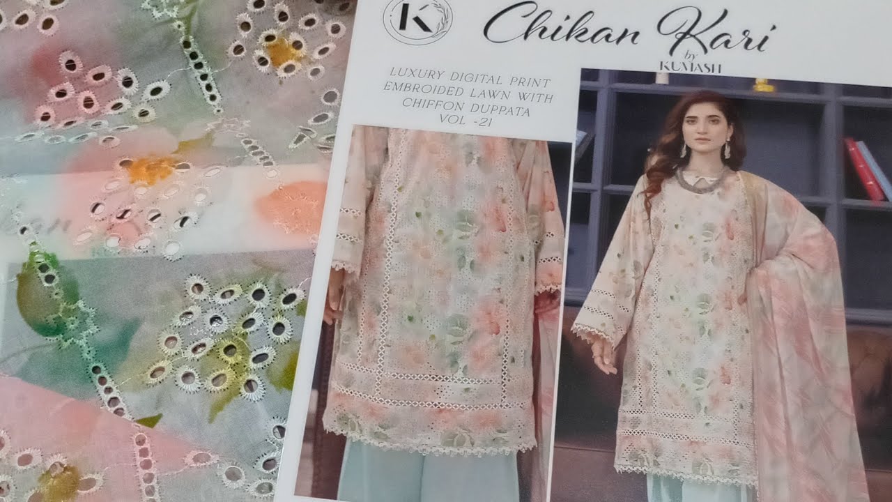 Beautiful Chikankari Lawn 💫🌸Ap sub ki Favourite collection ✨️🛍