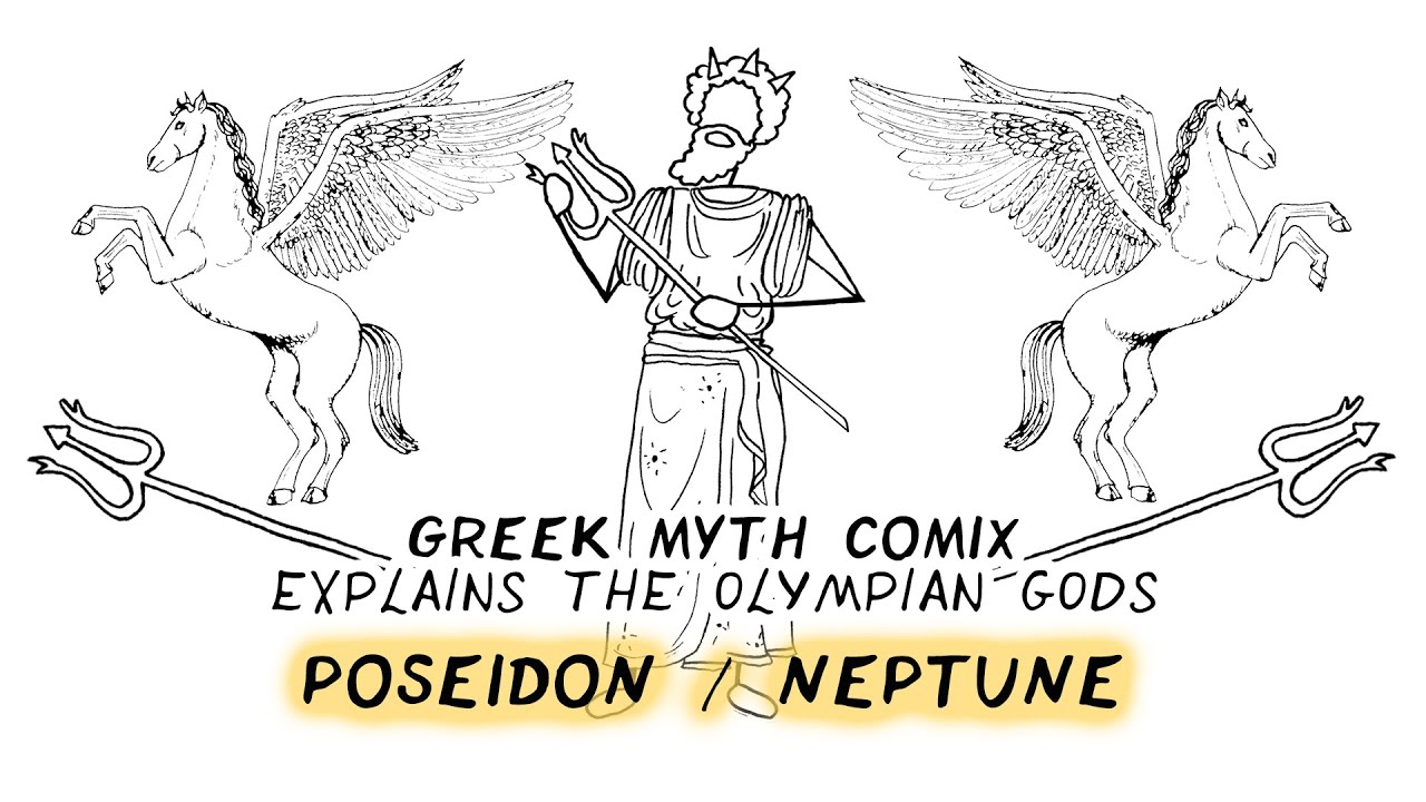 Посейдон/Нептун: комикс &laquo;Греческий миф&raquo; рассказывает об олимпийских богах (OCR GCSE Classical Civ...